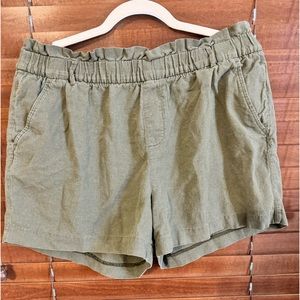 Old Navy High Waist Linen Shorts- size 14